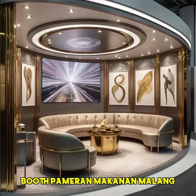 booth pameran makanan malang